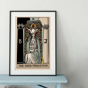 The High Priestess - Tarot Card Print By Printagrams, No Frame