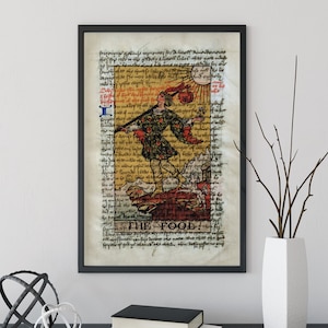 The Fool - Tarot Card Print - The Fool Poster, Tarot Card Print, Tarot Card Poster, Tarot art, Tarot wall art, Tarot Gift, Major Arcana