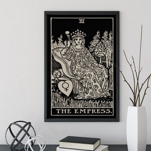 The Empress - Tarot Card Print - The Empress Card Poster, No Frame