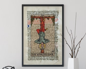 Tarotkaartafdruk The Hanged Man – Major Arcana Art