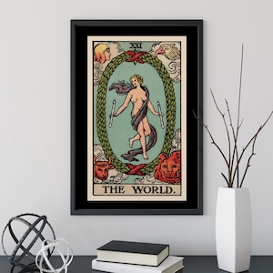 The World - Tarot Kartendruck - The World Card Poster, kein Rahmen