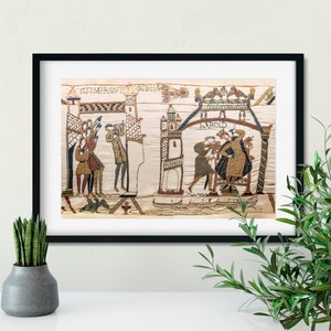 Halley&#39;S Comet Of 1066, Bayeux Print (Poster, No Frame)