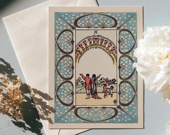 Wedding Cards - Tarot Themed Wedding Greetings Cards Poster , No Frame