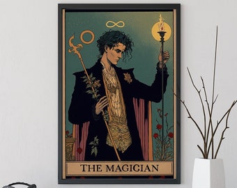 The Magician- Tarot Card Print - The Magician Card Poster, No Frame