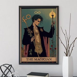 The Magician- Tarot Card Print - The Magician Card Poster, No Frame