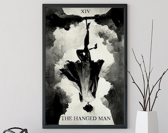 The Hanged Man Tarot Card Print – Spiritual Wall Art