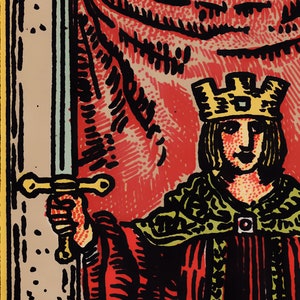 Justice - Tarot Card Print - Tarot Card the Justice Card Poster, No Frame - Etsy