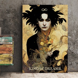 King Of Dreams - Tarot Card Print - The Lord Morpheus Card Poster, No Frame