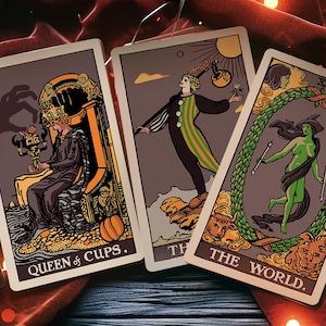 Jeu de tarots d'Halloween RWS