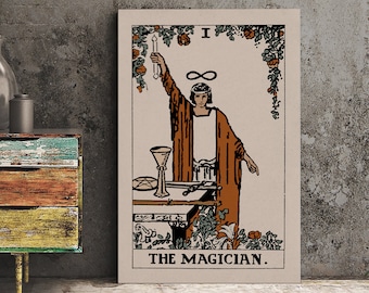 The Magician Tarot Card Print – Eclectic Neutral Art