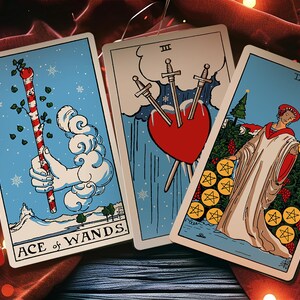 RWS Christmas Tarot Deck zdjęcie 2