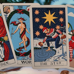 RWS Christmas Tarot Deck zdjęcie 3