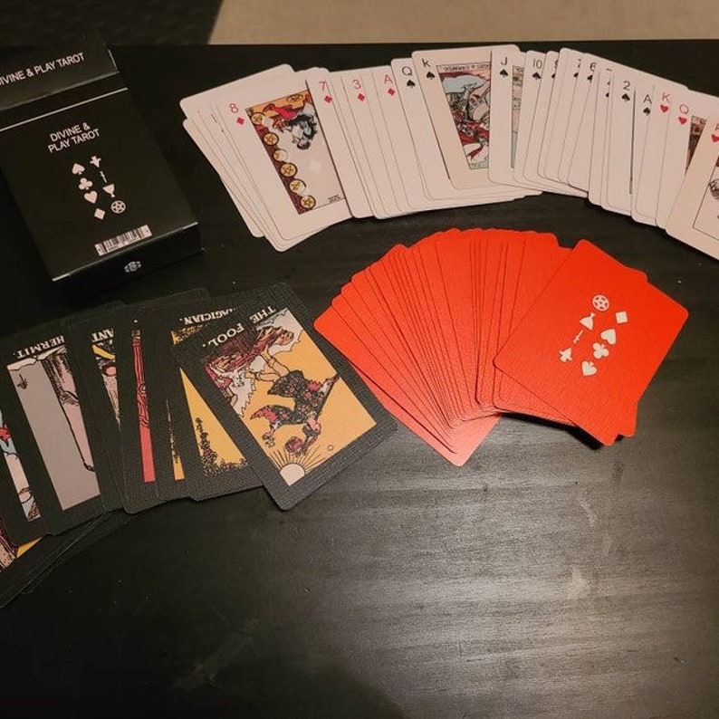 The Divine & Play Tarot Deck - Playing Cards image 5