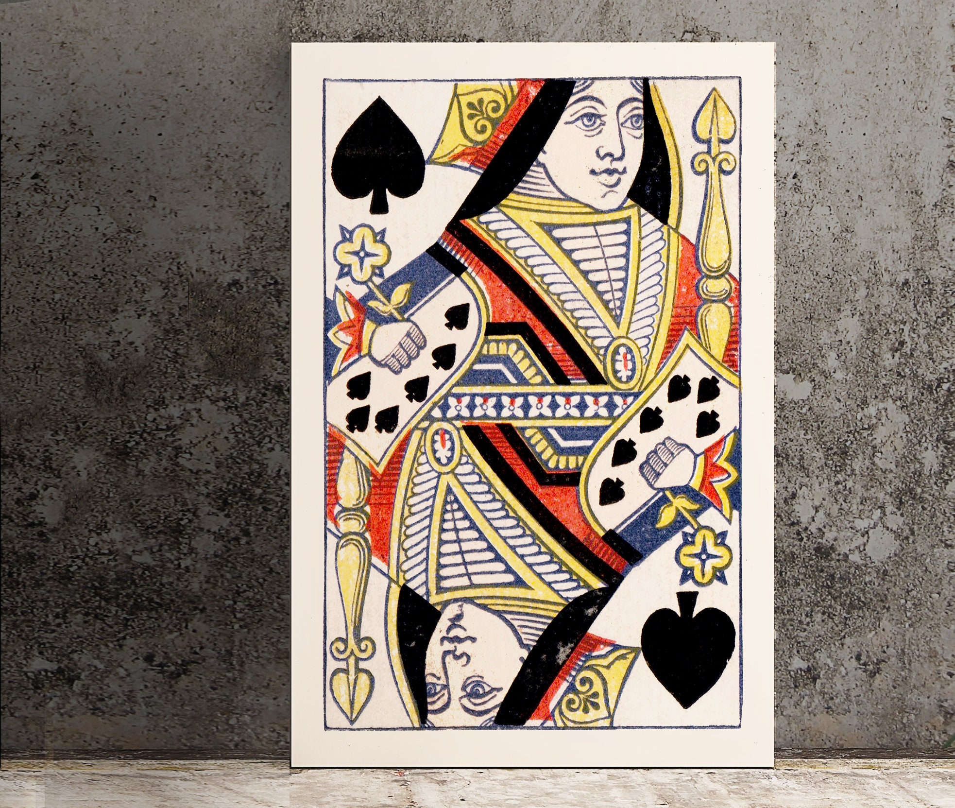 The Queen of Spades Poster - 1867 - No Frame - Etsy