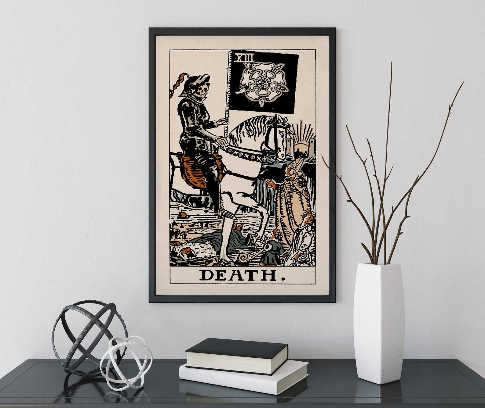 Tod Tarot-Karte Druck der Tod Karte neutral EIs Poster | Etsy