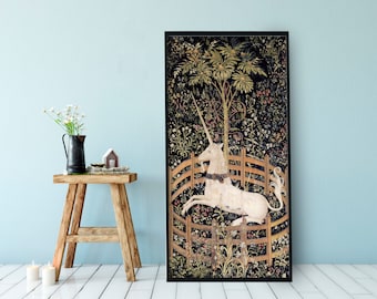 Unicorn in Captivity Print Poster - Etsy