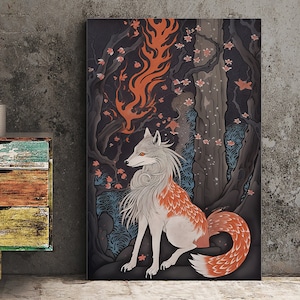 Japanese Fox Print (No Frame)