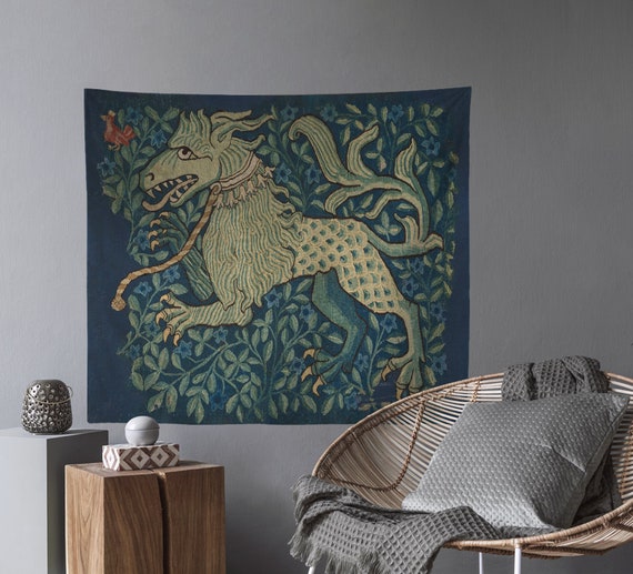 Fantastical Beast Medieval Tapestry (printed) Canada