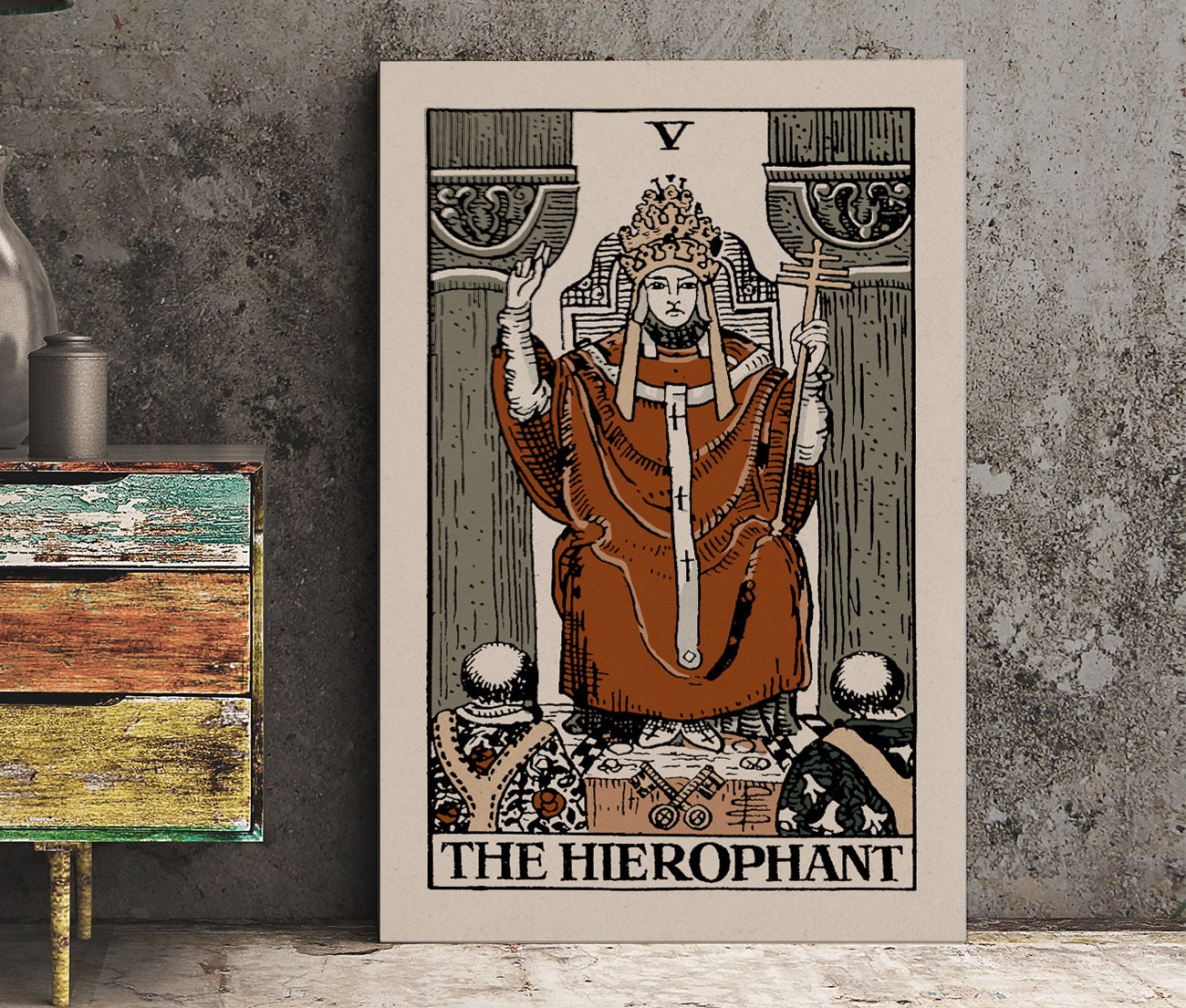 The Hierophant Tarot Card  Tarot meanings, The hierophant, Tarot learning