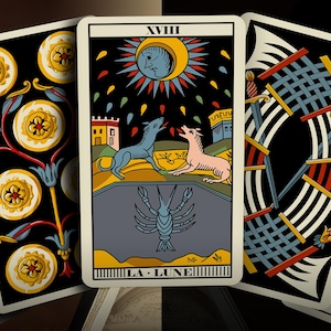 Baraja de Tarot de Marsella de Noche