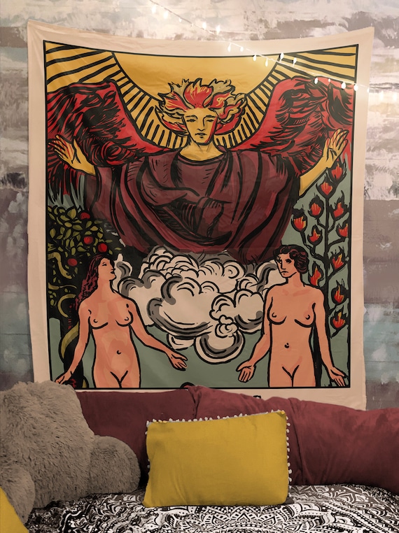 tarot tapestry the lovers