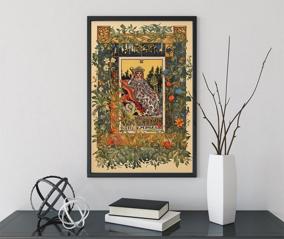 The Empress Tarot Card Print – Feminine Mystical Art