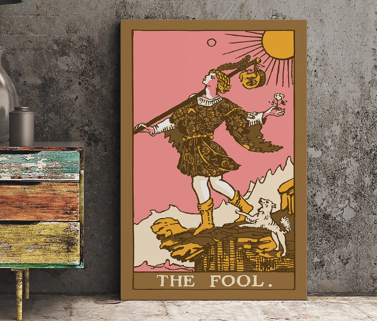 The Fool Tarot Card Print – Pop Art Neapolitan Poster - Etsy