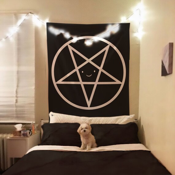 Pentagram tapestry sale