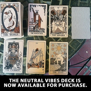 The Empress Tarot Card Print The Empress Card Neutral Vibe Poster Eclectic Tarot, No Frame image 6