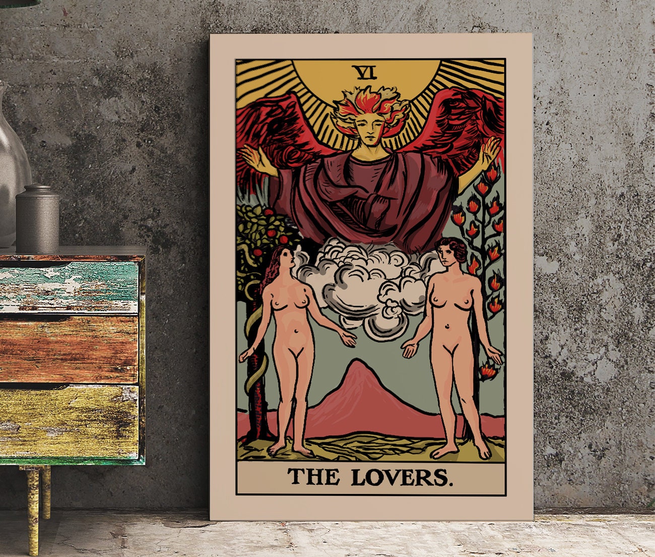 海外タロットカード The Lovers' Tarot Deck 絶版品 - その他