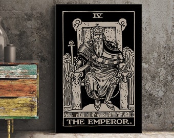 Der Imperator Tarot Kartendruck - Major Arcana Art