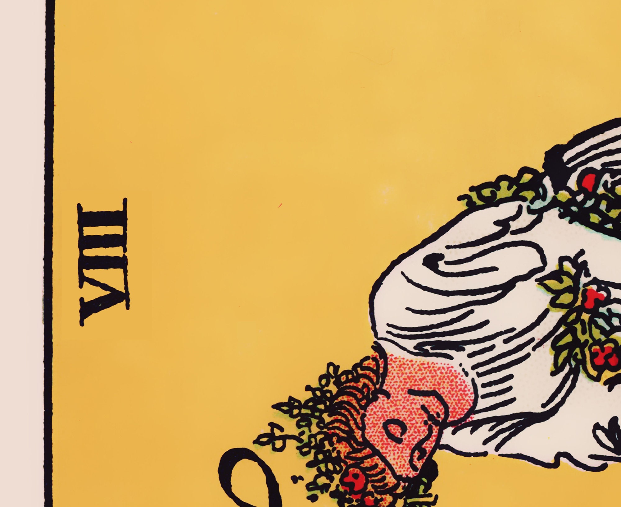 Strength Tarot Card Print - Woman and Lion Art - Etsy