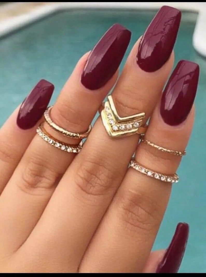 wine nails