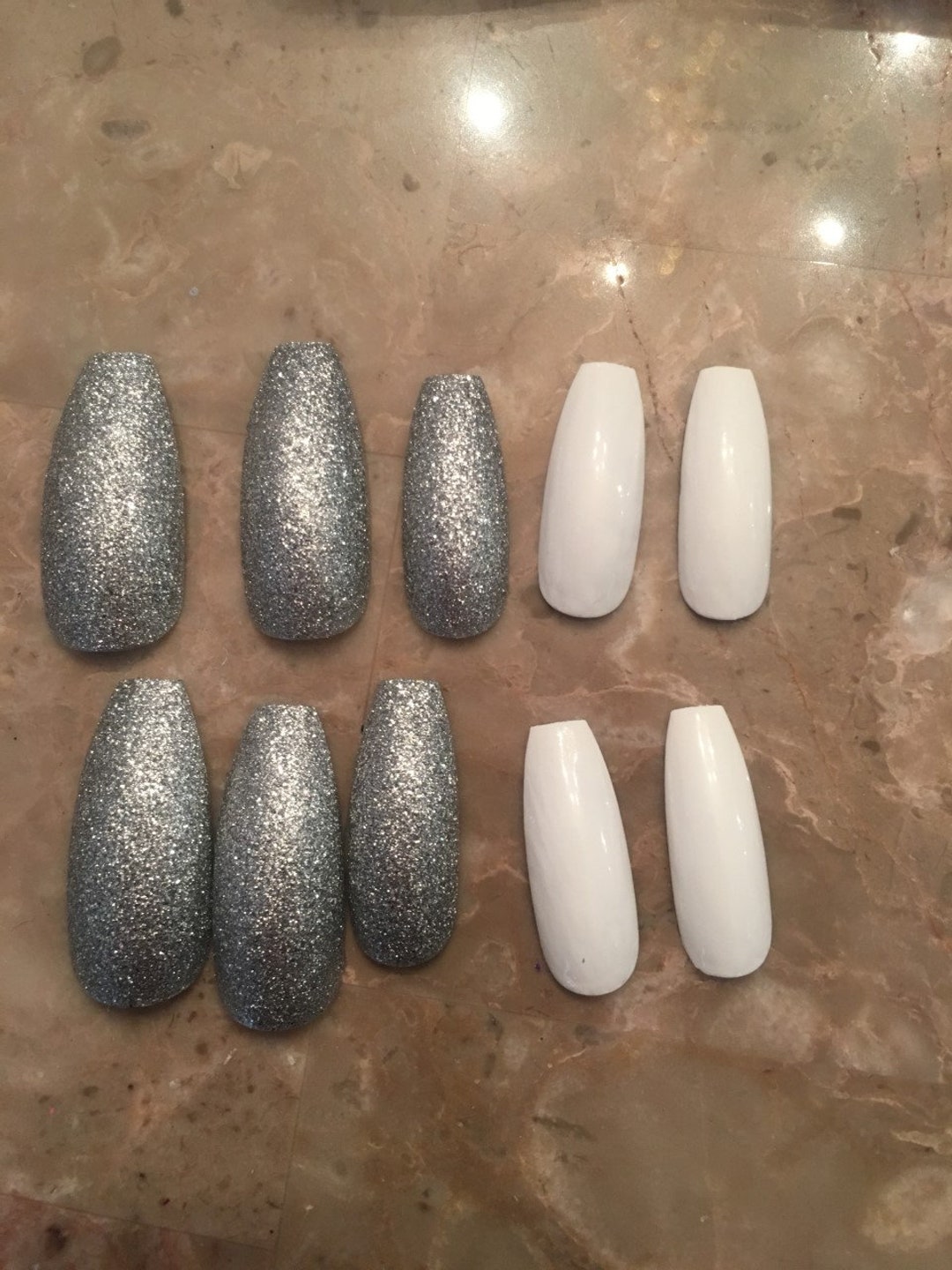 Trendy nails | Acrylic nails coffin glitter, Gel nails, Acrylic nails