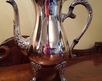 Vintage Suffolk Silversmith Silverplate 3 Piece Tea Set - Vintage