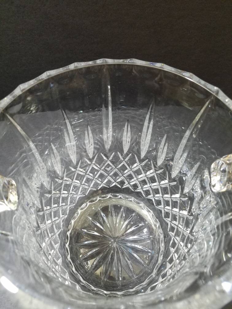 Vintage Gorham Crystal Ice Bucket 6 3/4 Tall Gorham Etsy
