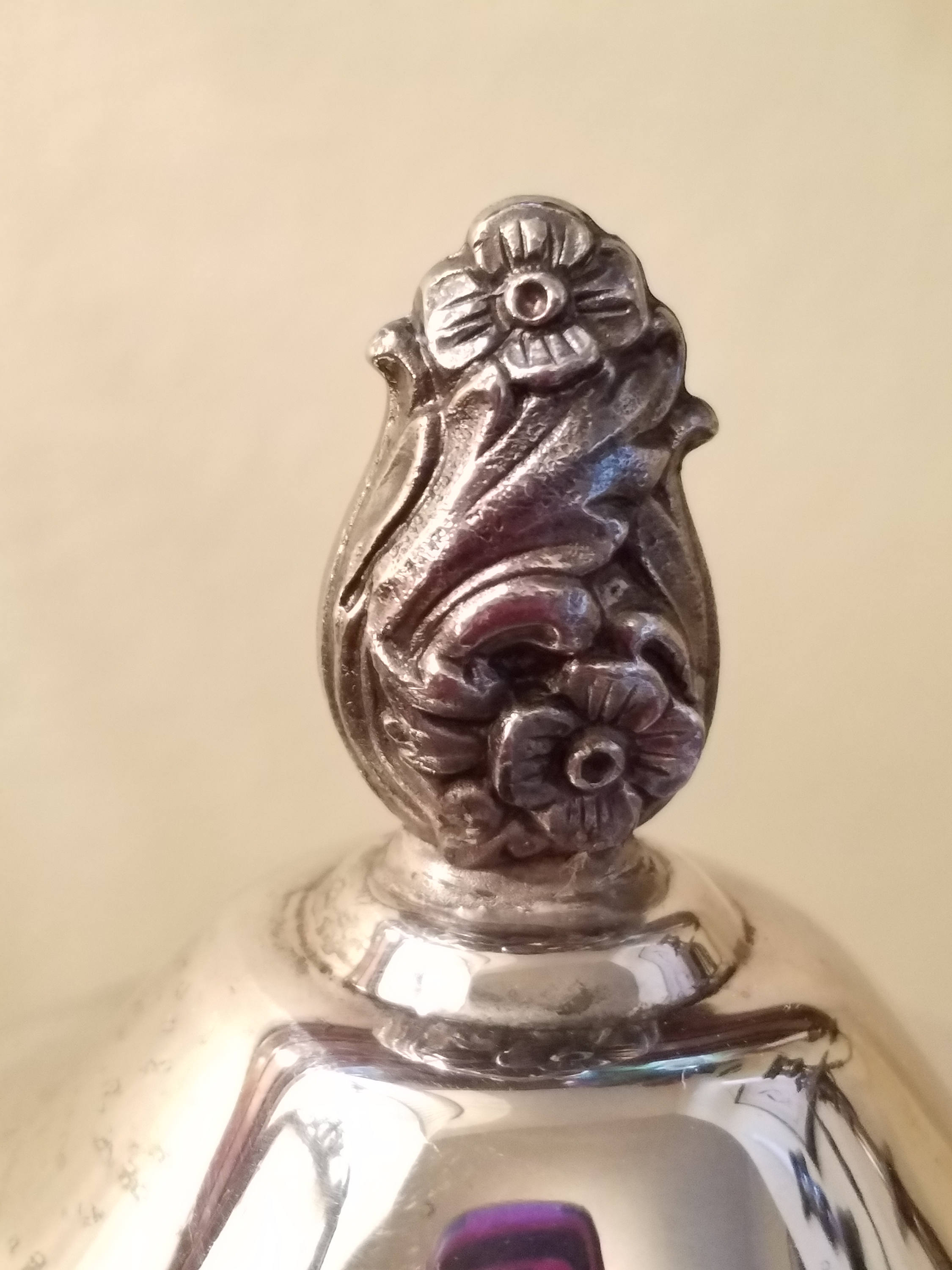 Vintage Suffolk Silversmith Silverplate 3 Piece Tea Set - Vintage