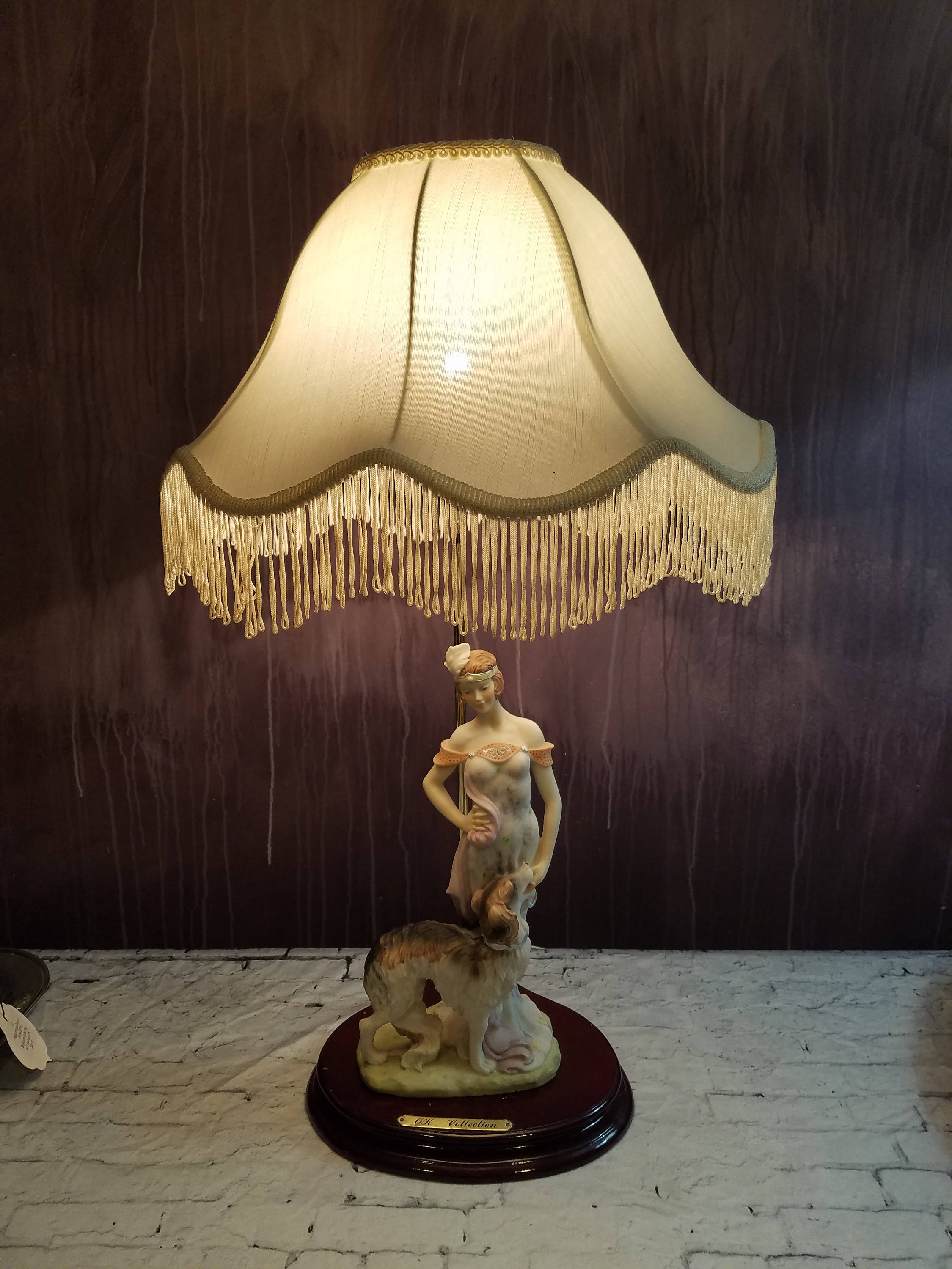 Vintage lady lamps deals