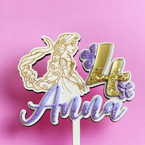 Cake topper Raiponce