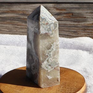 Mexican Crazy Lace Agate Obelisk