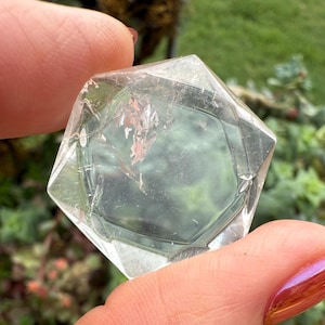 Clear Quartz Crystal Hexagon, Clear Quartz Davids Star
