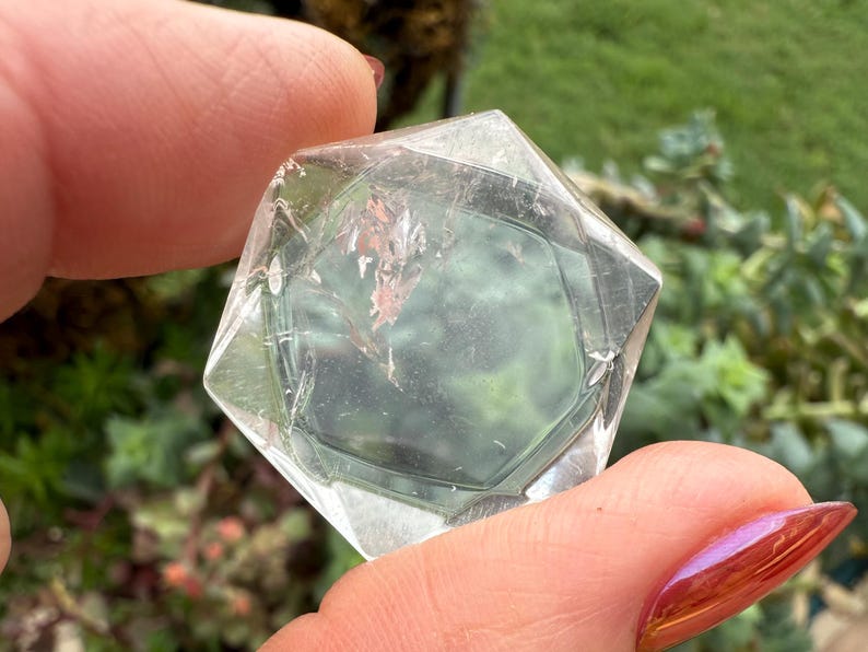 Clear Quartz Crystal Hexagon, Clear Quartz Davids Star