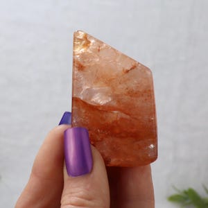 Fire Quartz Crystal Freeform Polished - Choose Your Favorite