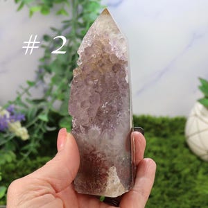 Druzy Amethyst Agate Tower