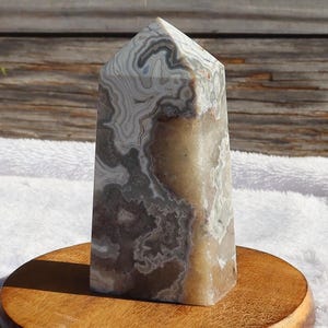 Mexican Crazy Lace Agate Obelisk