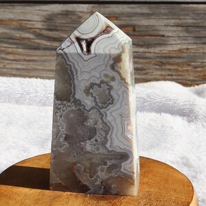 Mexican Crazy Lace Agate Obelisk