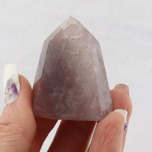 Pink Lithium Quartz Standing Points - Towers - Obelisk