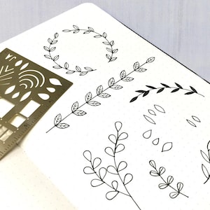 Bullet Style Journal Stencil, Planner Stencil Essential Stencil Set ...