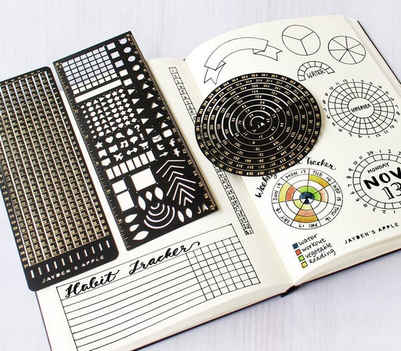 Journal Stencils Planner Stencils For Bullet Dot Journal - Temu