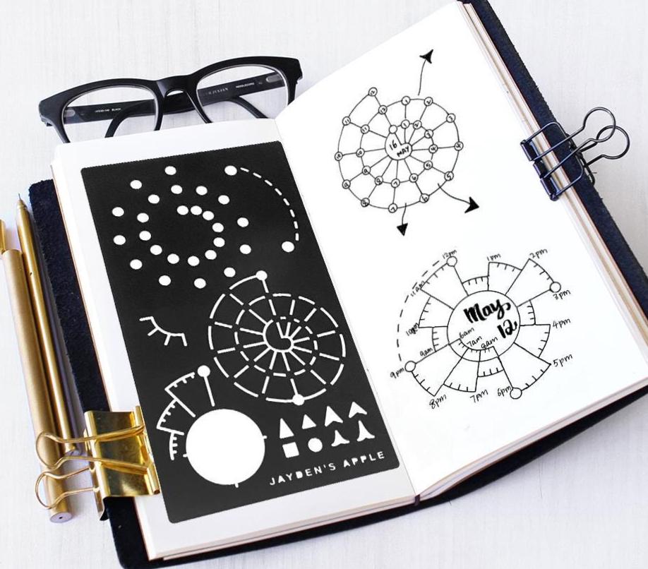 Set De Dessin Spirale Deluxe 26 Pièces – Outils Créatifs Pour Enfants, Pochoirs Colorés, Cadeau Artistique Dès 5 Ans